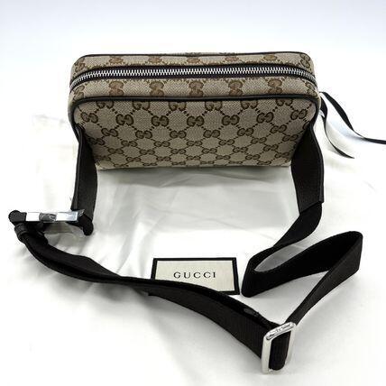 国内発！すぐ届く★人気 GUCCI GGキャンバス ボディバッグ